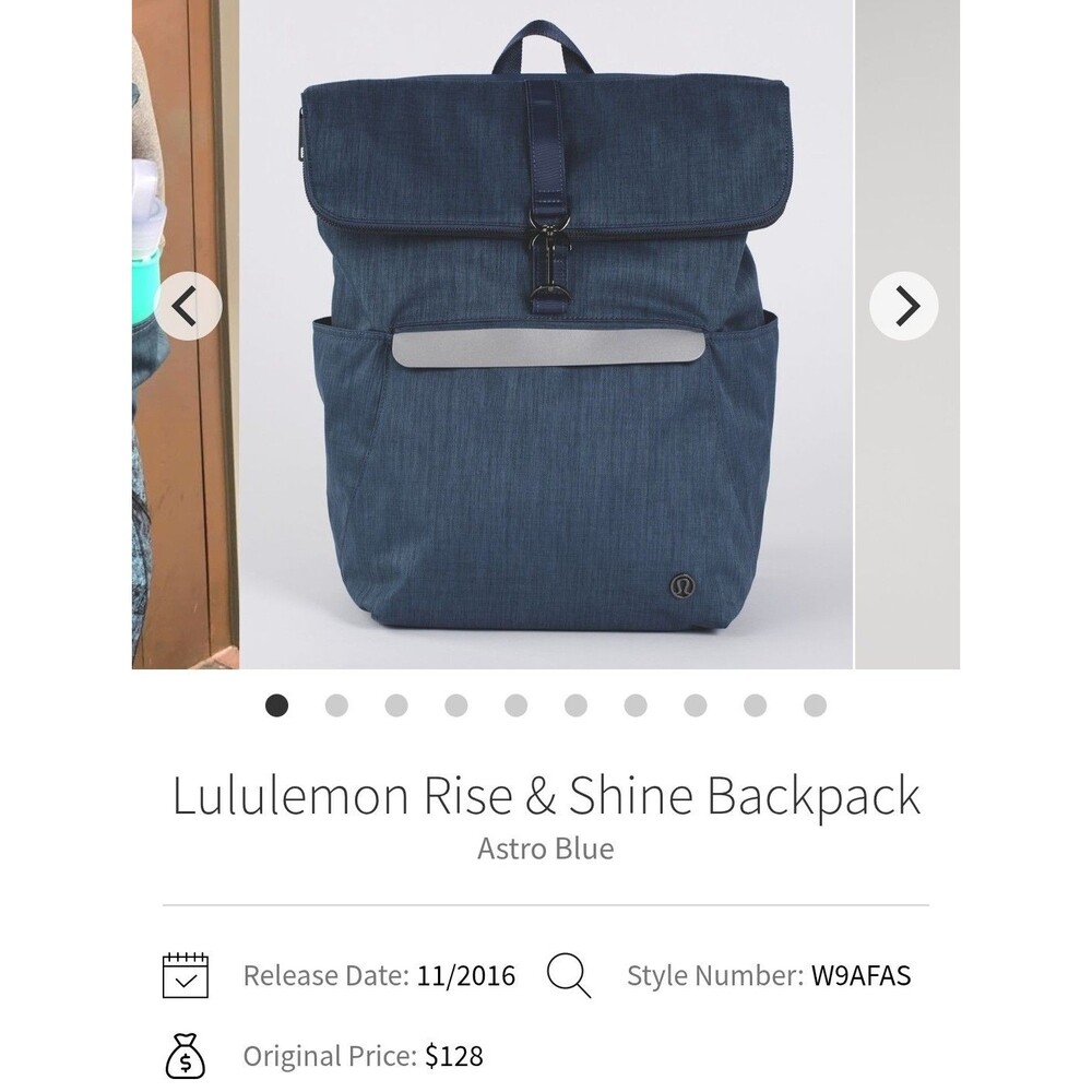 lululemon Rise and Shine Backpack 15L denim blue